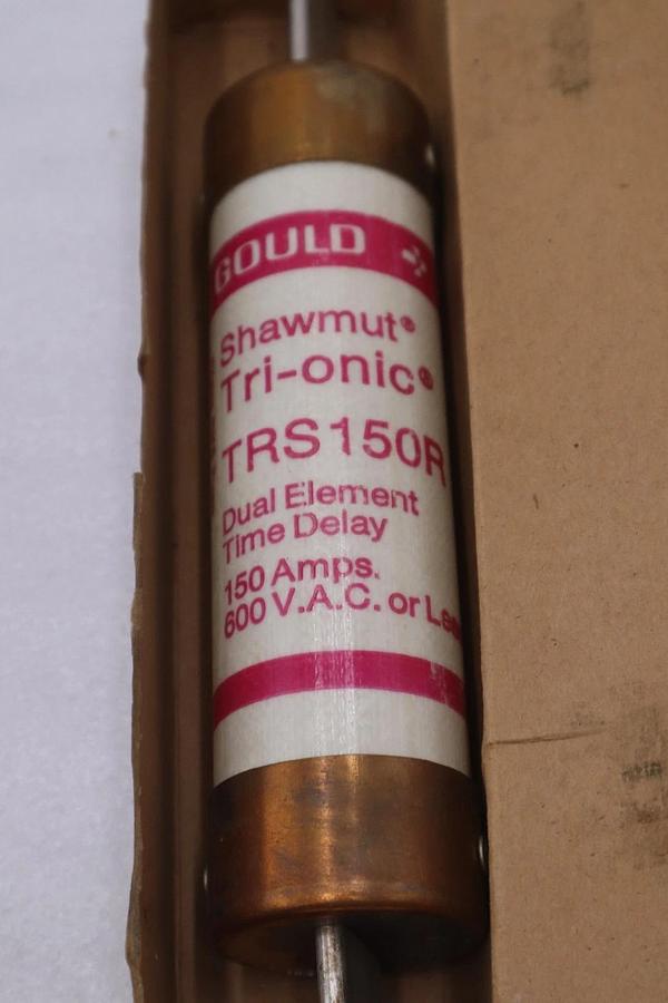 Used Ferraz Shawmut TRS150R Class RK5 150A Dual-Element Fuse - STOCK 5837A