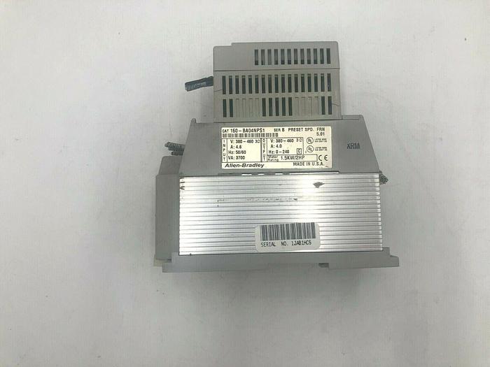 Used ALLEN BRADLEY 160-BA04NPS1 DRIVE SER B 2 HP STOCK 1320