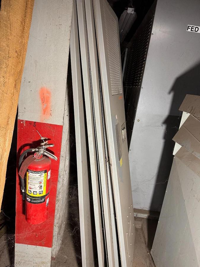 Used Virginia 1500 kVA 13800 Delta to 600Y 3PH Dry Type Transformer Copper Windings