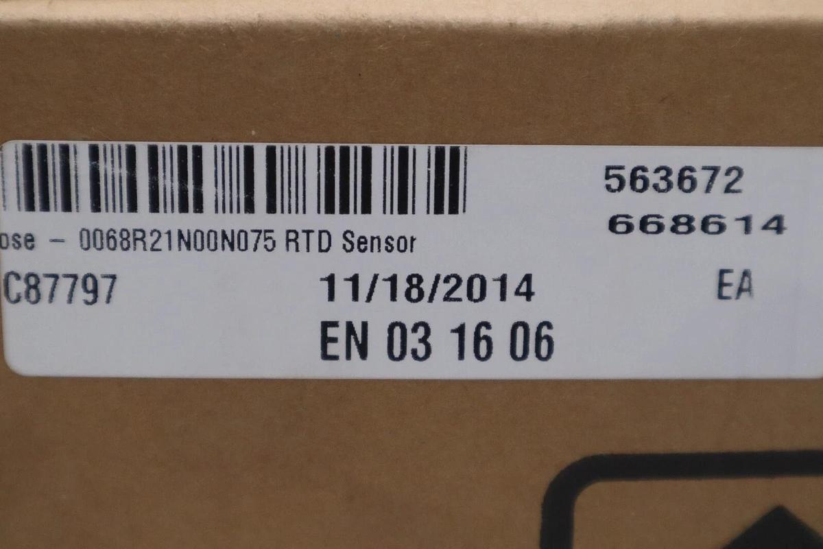 Used ROSEMONT 0068R21N00N075 EMERSON SENSOR STOCK #G-132A