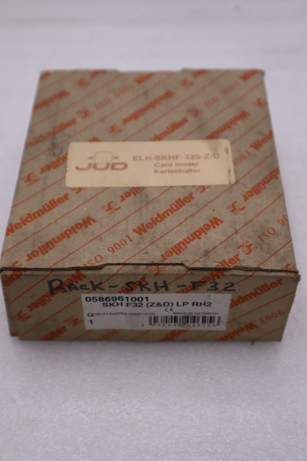 WEIDMULLER 0586961001 SKH F32 (Z&D) LP RH2 BACKPLAN - STOCK GF142A