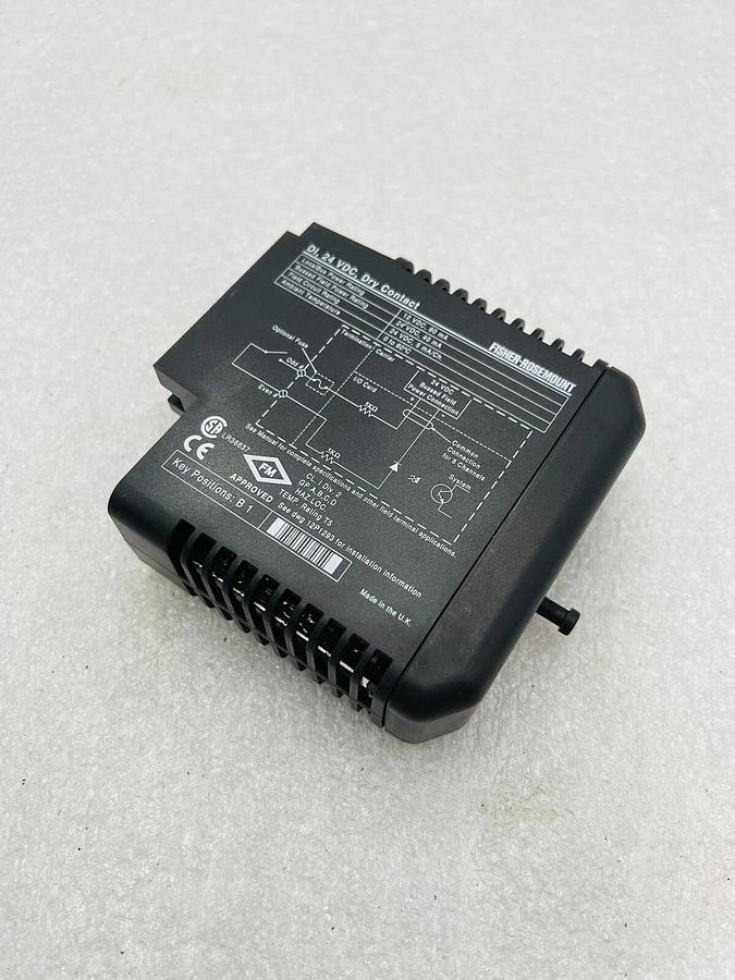 Used EMERSON DELTAV KJ3001X1-BB1 DI 8 CH 24VDC DRY CONTACT #K-2532