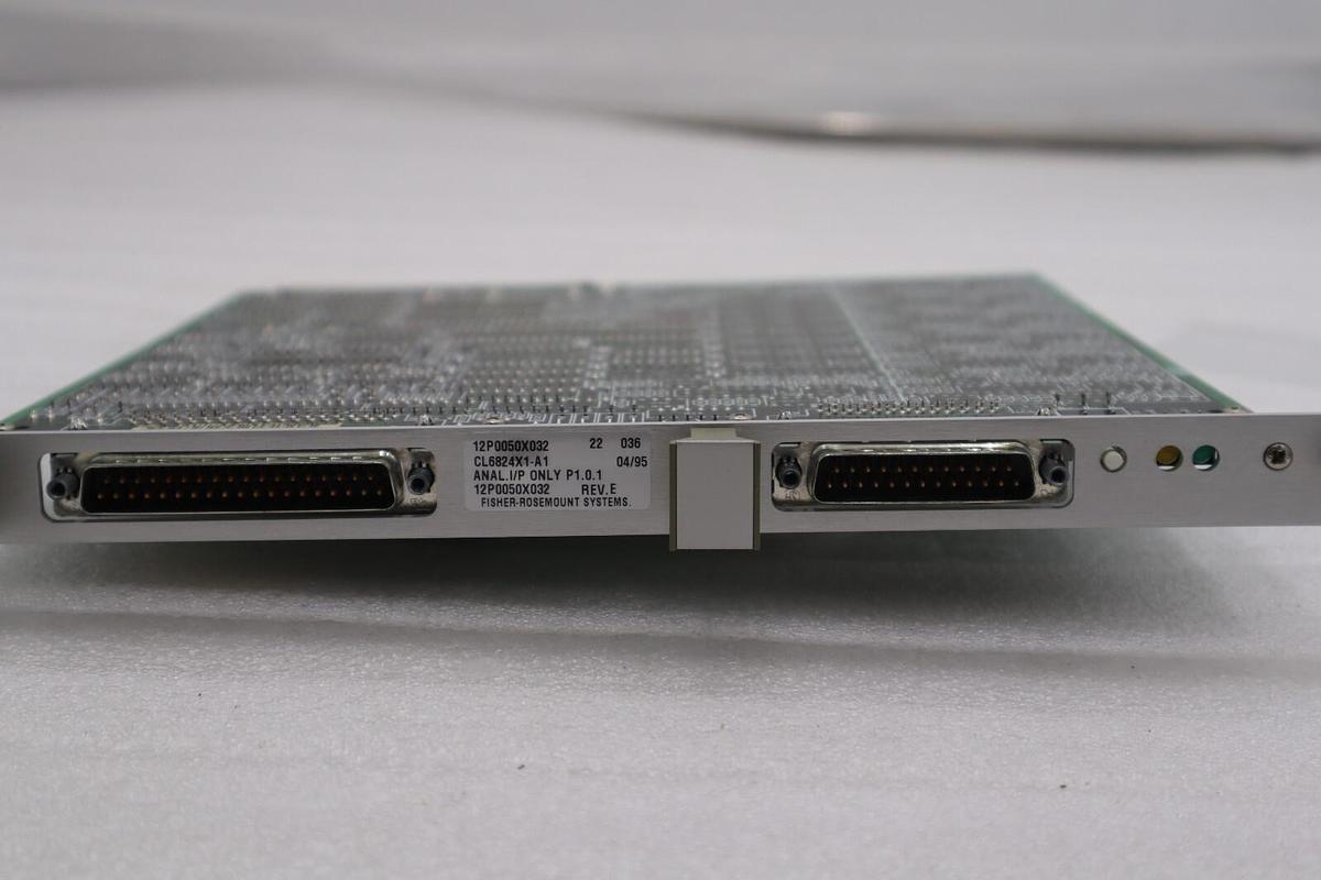 Used Fisher Rosemount cl6824x1-a1 12p0050x032 Analog Input Rev E Stock L-400