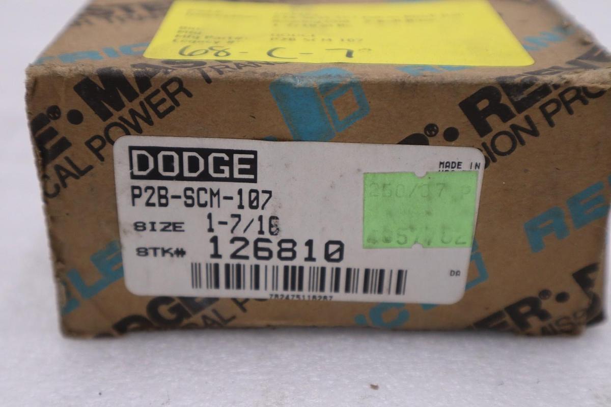 Used DODGE P2B-SCM-107 - 2 Bolt Pillow Block 1-7/16" Bore Insert STK K3240CC