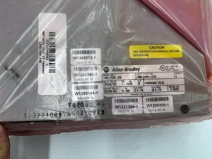 ALLEN BRADLEY 1398-PDM-030 SER A POSITIONING DRIVE NEW UNOPENED PACKAGE STK 1118