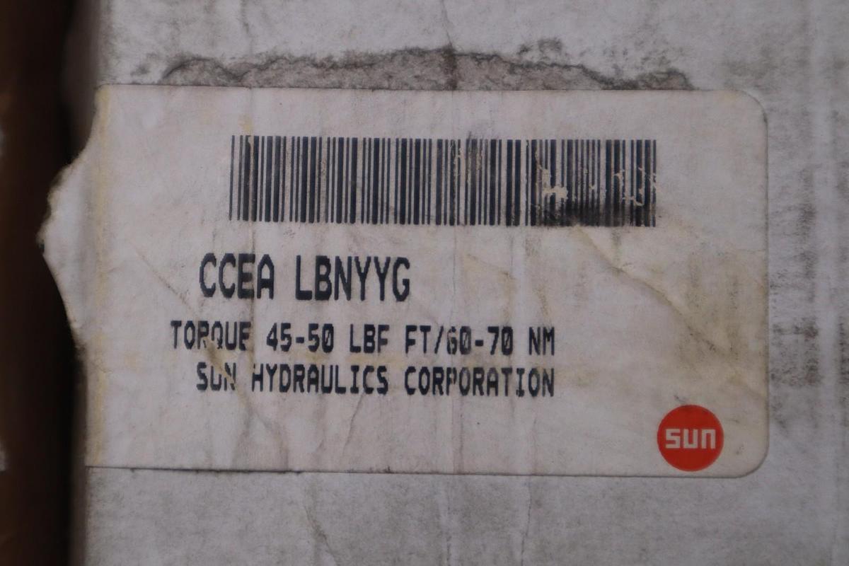Sun CCEA LBNYYG Hydraulics Cartridge Valve Torque 45-50 LBF FT/60-70 NM - GF796