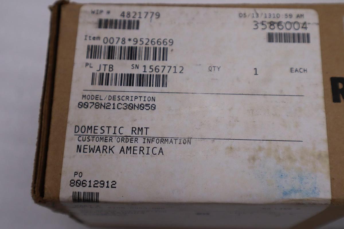 Rosemount 0078N21C30N050 Pressure Transmitter NEW IN BOX STOCK GF-162