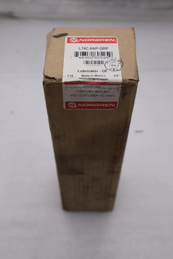 Used NORGREN L74C-6AP-QRP LUBRICATOR OIL - STOCK GF-1241