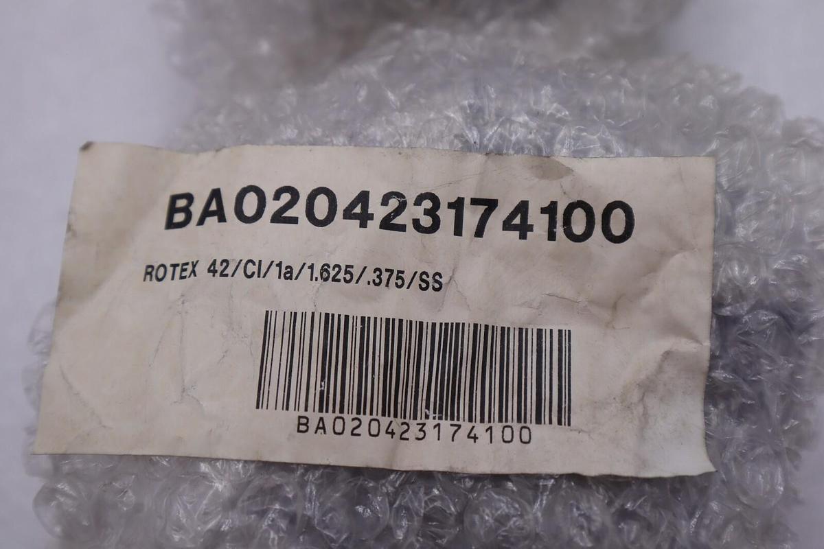 Used ROTEX BA020423174100 FLEXIBLE COUPLING STOCK #L-211A