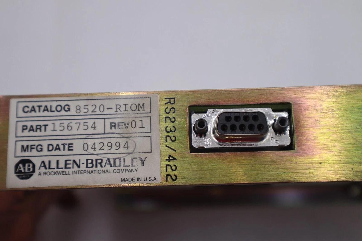 Used ALLEN BRADLEY 8520-RIOM 156754 REV 01 900401-02 CIRCUIT BOARD STOCK #2847
