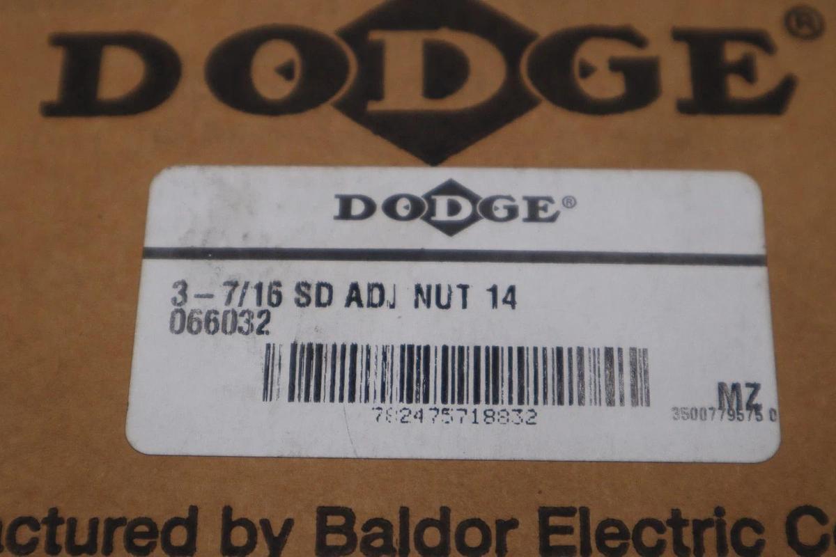 Used DODGE 066032 3 7/16 SPEC DUTY ADJ BEARING NUT - STOCK 5227CC