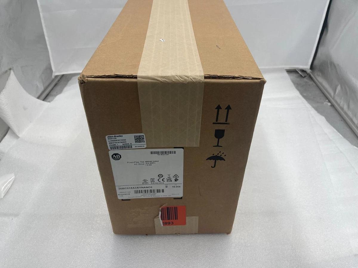 ALLEN-BRADLEY POWERFLEX 700  20BC015A3AYNANC0 SERIES B - FACTORY SEALED STK 2147