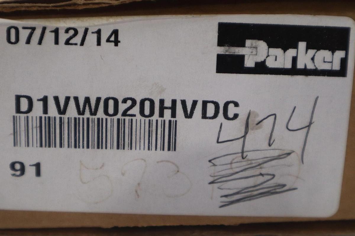 Parker D1VW020HVDC Parker DIR CNTRL SO NEW WITH BOX STOCK G347A