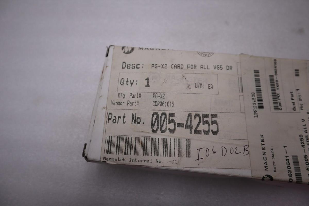 Used MAGNETEK 73600-A0151 PG-X2 SPEED CONTROLLER CIRCUIT BOARD STOCK H1149A