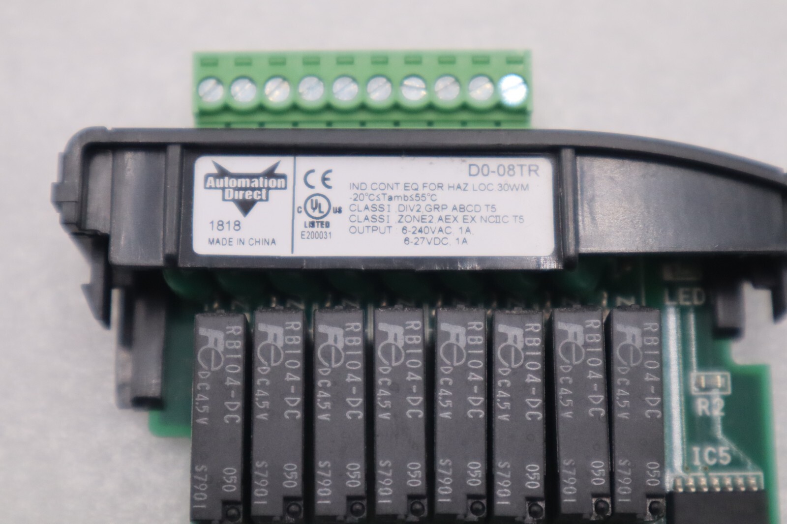 NEW Automation Direct D0-08TR DirectLOGIC Relay Output Module STOCK L-470C