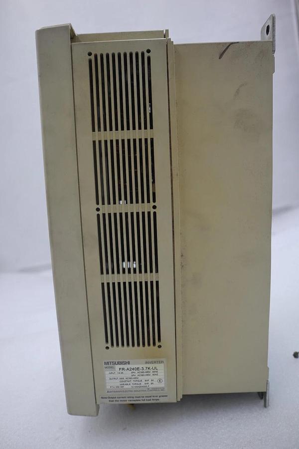 Used MITSUBISHI FR-A240E-3.7K-UL,AC DRIVE 5 HP 3.7 KW DRIVE STOCK 4331