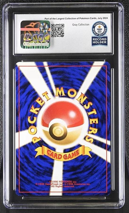 Used 1999-2000 Pokemon Grand Party Promo Trainer Certification Card CGC WORLD RECORD