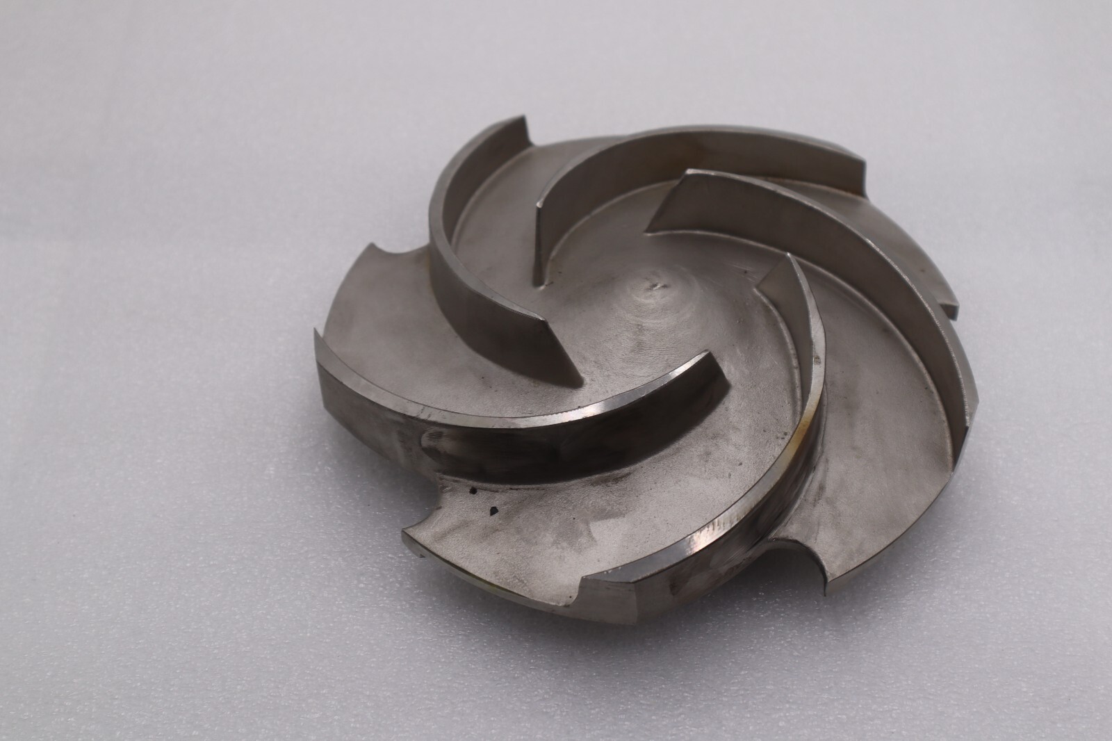 Used Goulds 5 Vane Impeller Part#:100-596 Casting#: 54019 Material:CF8M STOCK 2034