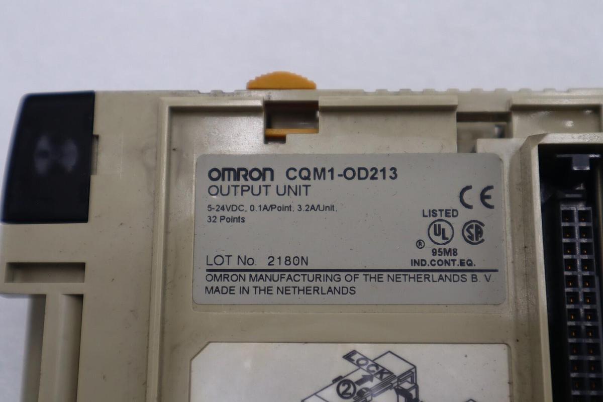 Used OMRON OUTPUT UNIT 5-24VDC CQM1-0D213 STOCK L-507-C