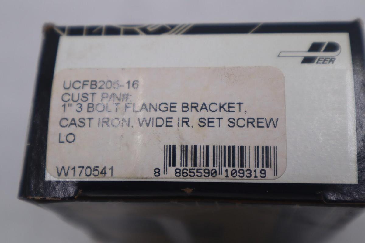 Used NEW System-Plast UCFB205-16 Flange Mount Bearing Unit 1" STOCK B-1421