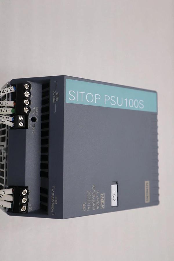 Used Siemens 6EP1336-2BA10 SITOP PSU100S Power Supply 24V DC 20A Output #K-1101-A