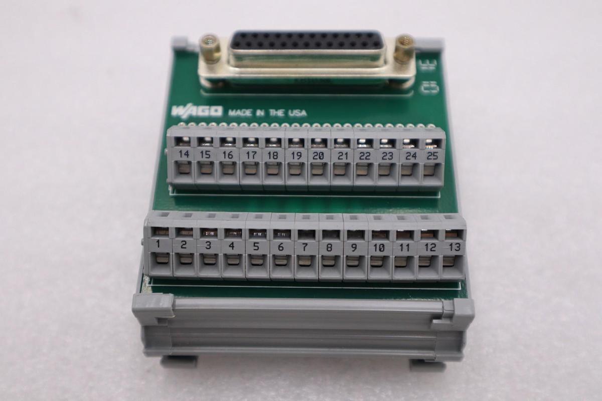 Used LOT OF 2 - NEW OPEN BOX Wago 50036753 Connector Module MOD-F-25 D SUB STK H1489A