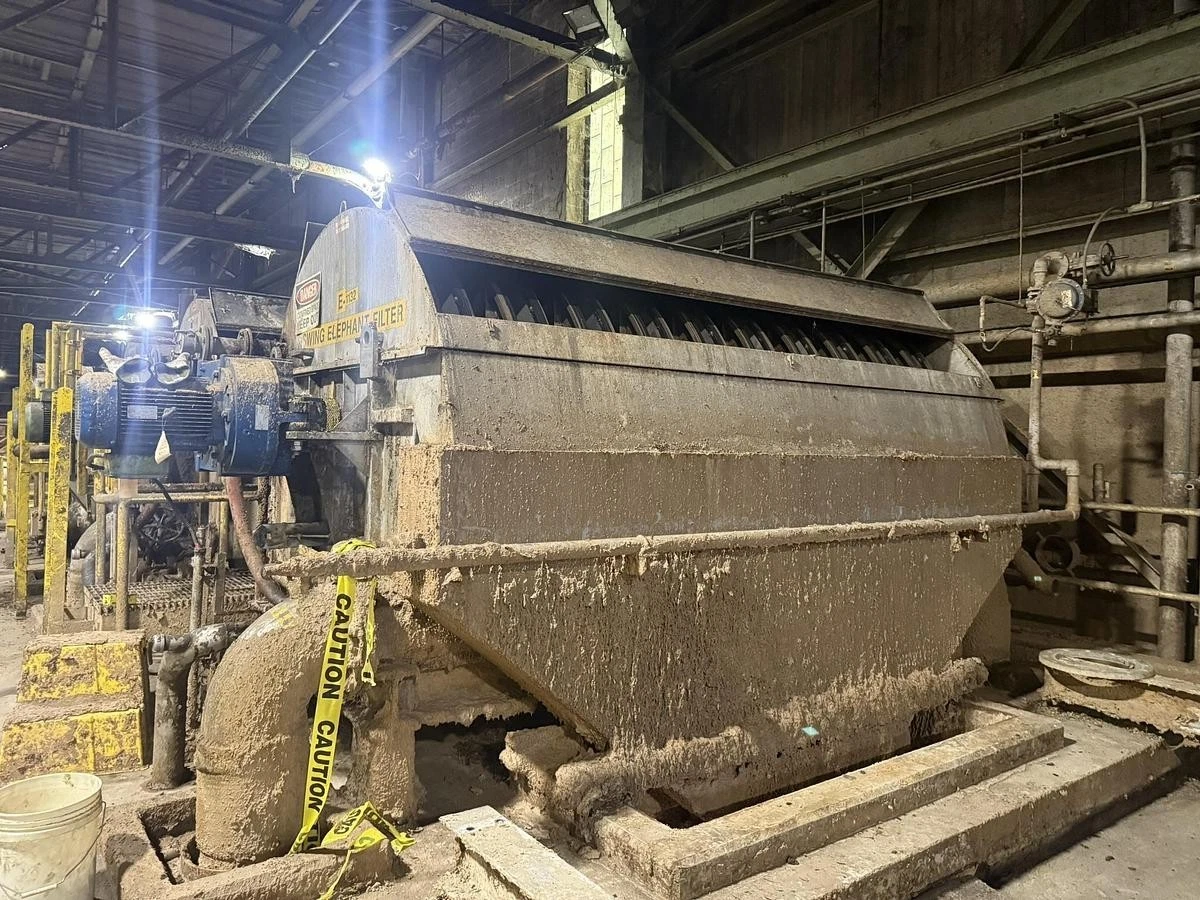 Used MERI ELEPHANT TYPE ET10.16 SAVEALL DRUM THICKENER MANUFACTURED 2001