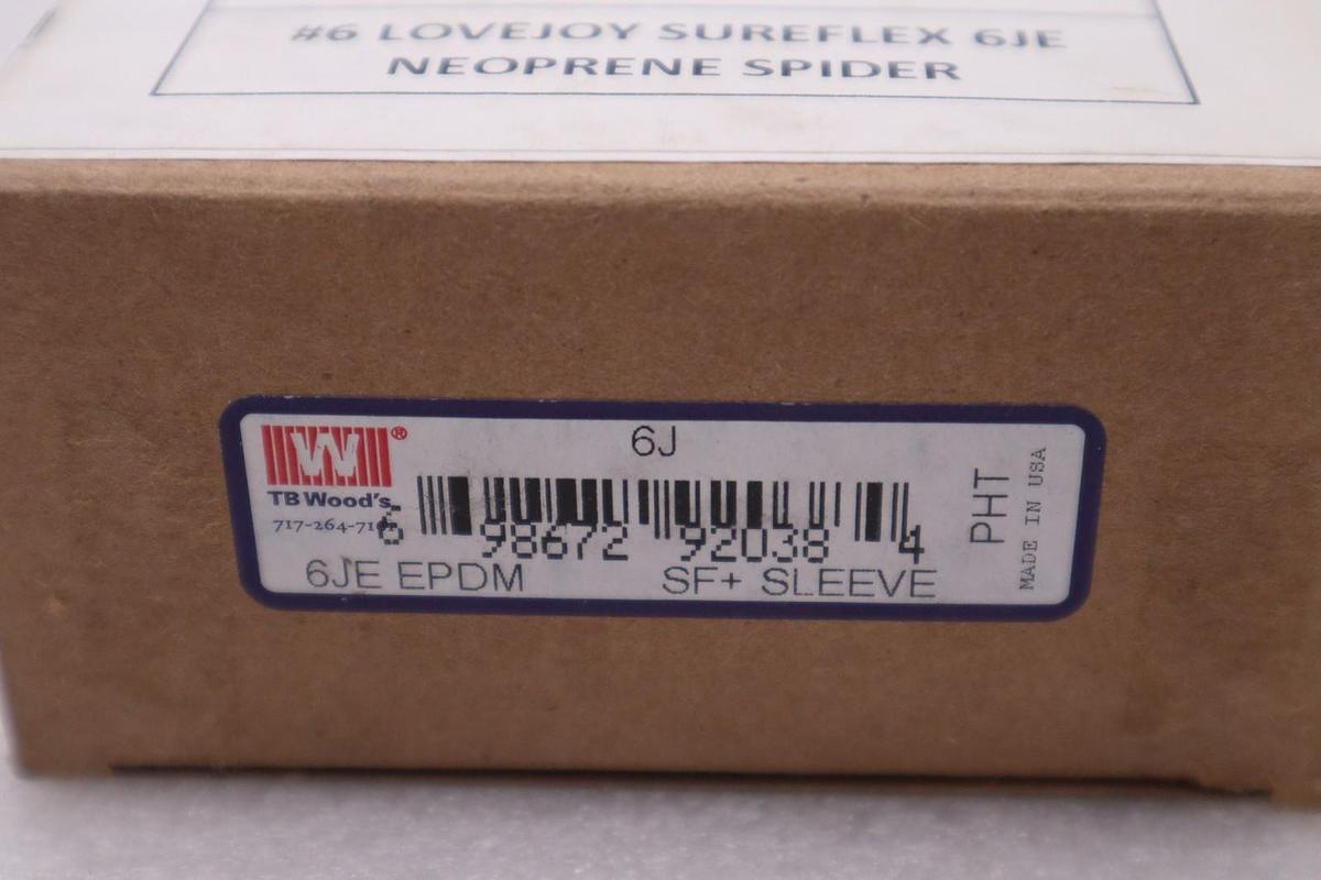 TB WOODS 6JE EPDM 6J NSFB - NEW IN BOX - STOCK GF545A