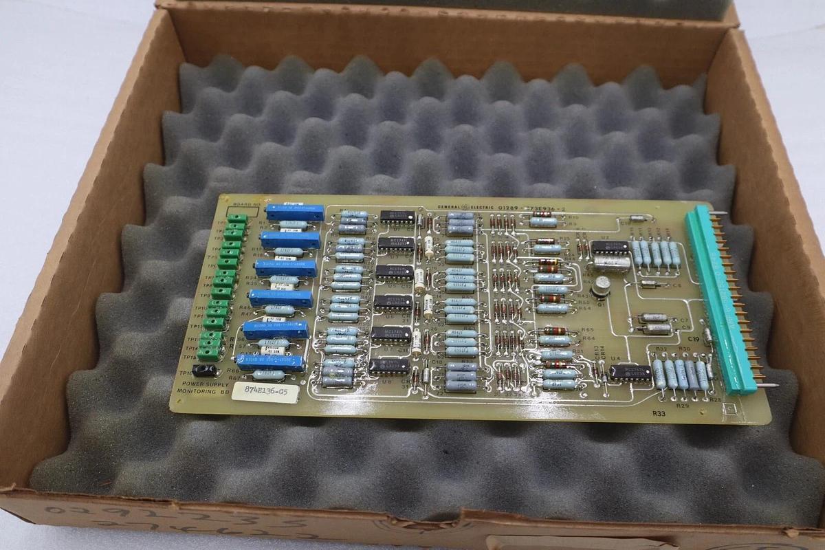 NEW GENERAL ELECTRIC 874E136-G5/ 01289-873E936-2 MONITORING BOARD STOCK G211