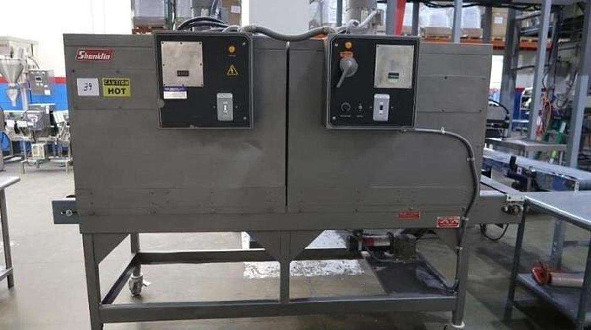 Used SHANKLIN T-72 HIGH SPEED SHRINK TUNNEL 22 INCH WIDE