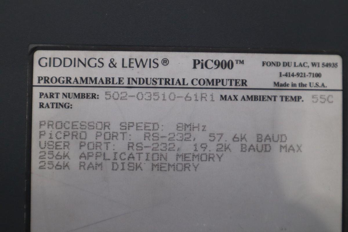Used GIDDING & LEWIS 502-03510-61R1 / 5020351061R1 (USED) STOCK K-160-C