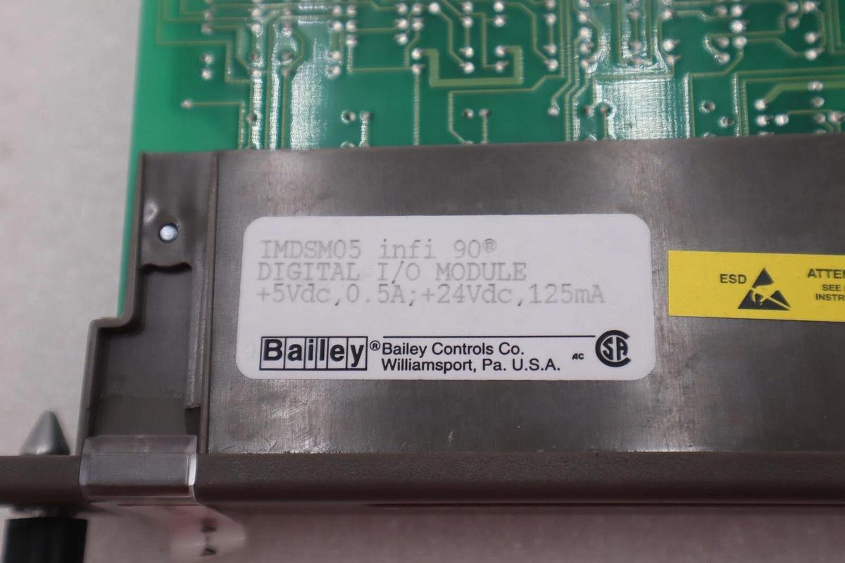 Used Bailey IMDSM05 Infi 90 Digital Input Output Module 125mA SADR 3 4-4-4 #K-1634