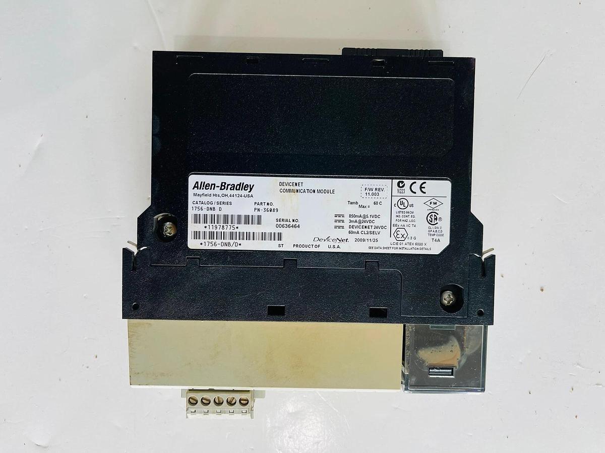 Used AB 1756-DNB D Module Communication Module Interface Module #K-875