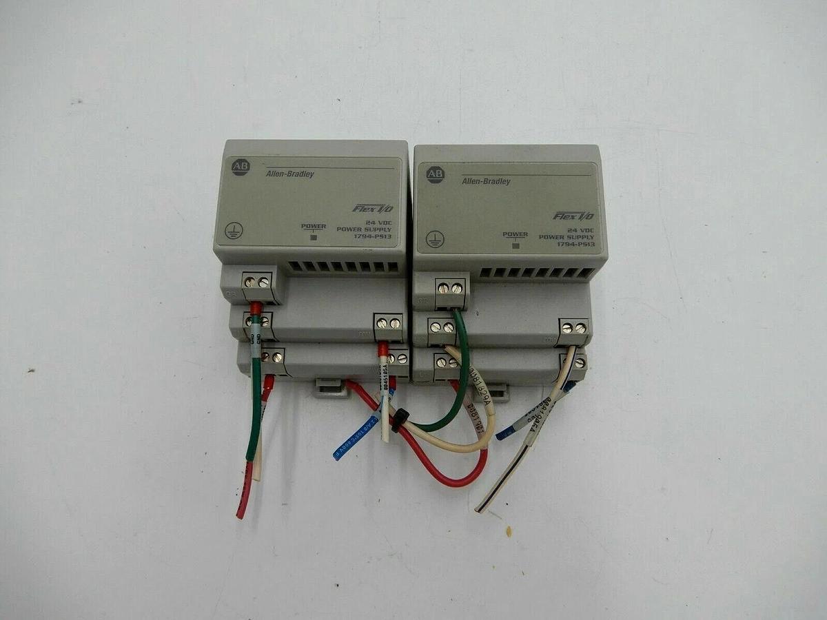 Used ALLEN BRADLEY 1794-PS13 24VDC POWER SUPPLY I/O SERIES B REV B01 STOCK 755