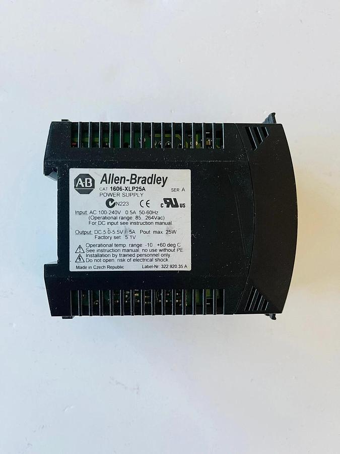 Used Allen-Bradley 1606-XLP Power Supply 1606-XLP25A Ser A #K-402