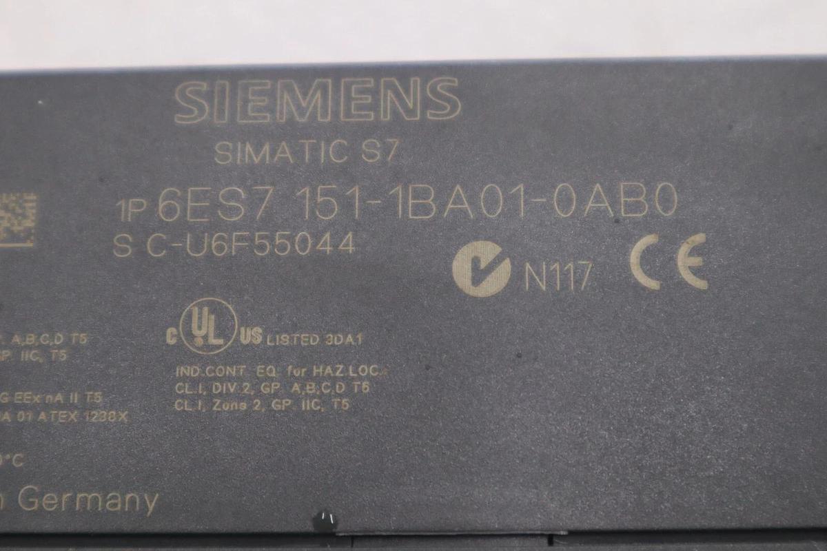 Used SIEMENS 6ES7 151-1BA01-0AB0 INTERFACE MODULE STOCK L-280-C