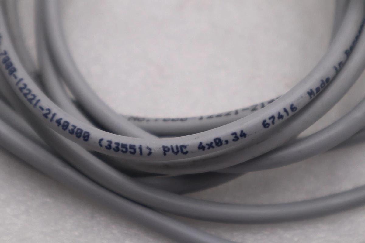 Used CTG09452 CABLE 25 FOOT LENGTH DB9 CONNECTION MALE/FEMALE EXTENSION STOCK K-3907