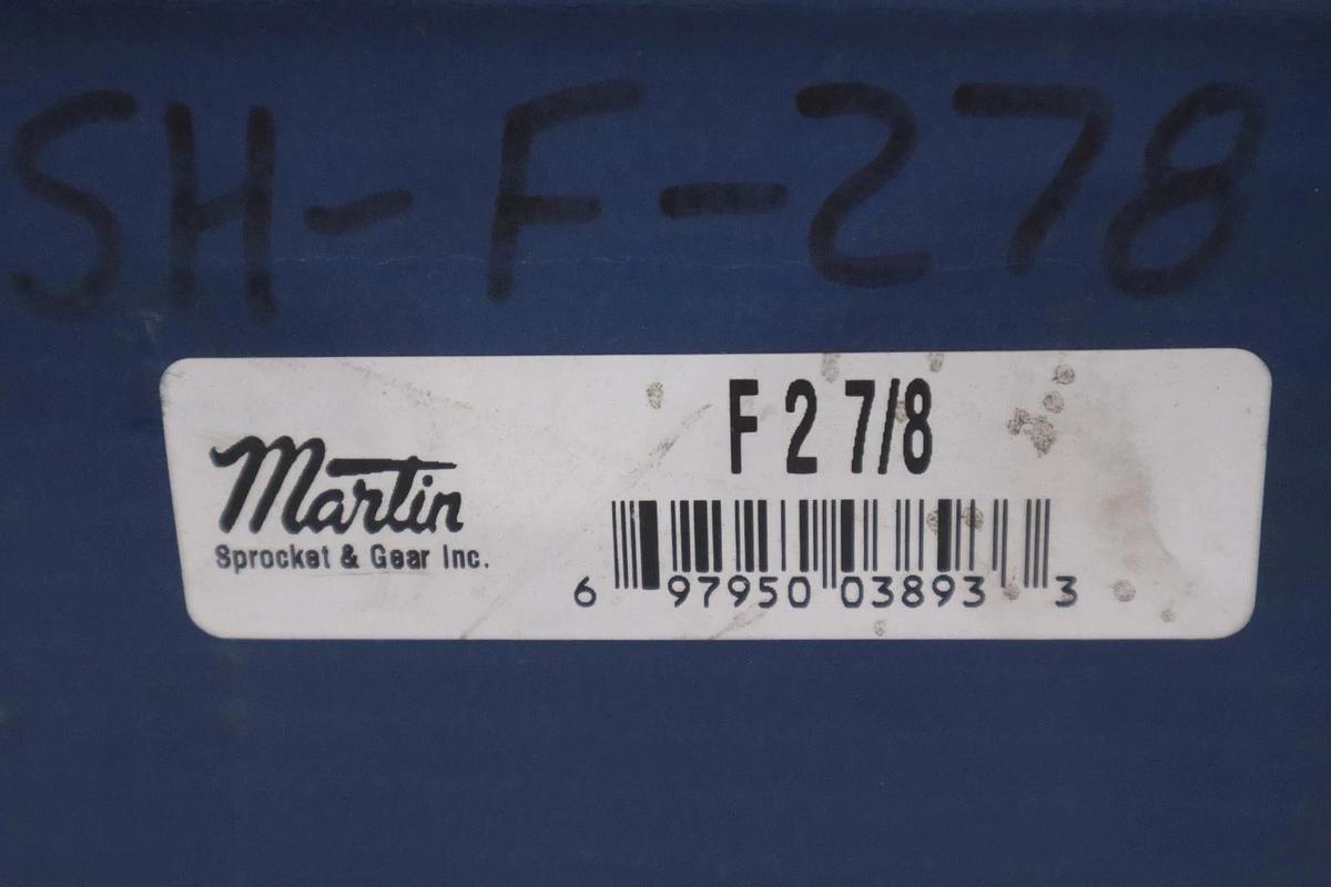Used NEW MARTIN Taper Bushing    F 2 7/8 STOCK GF586