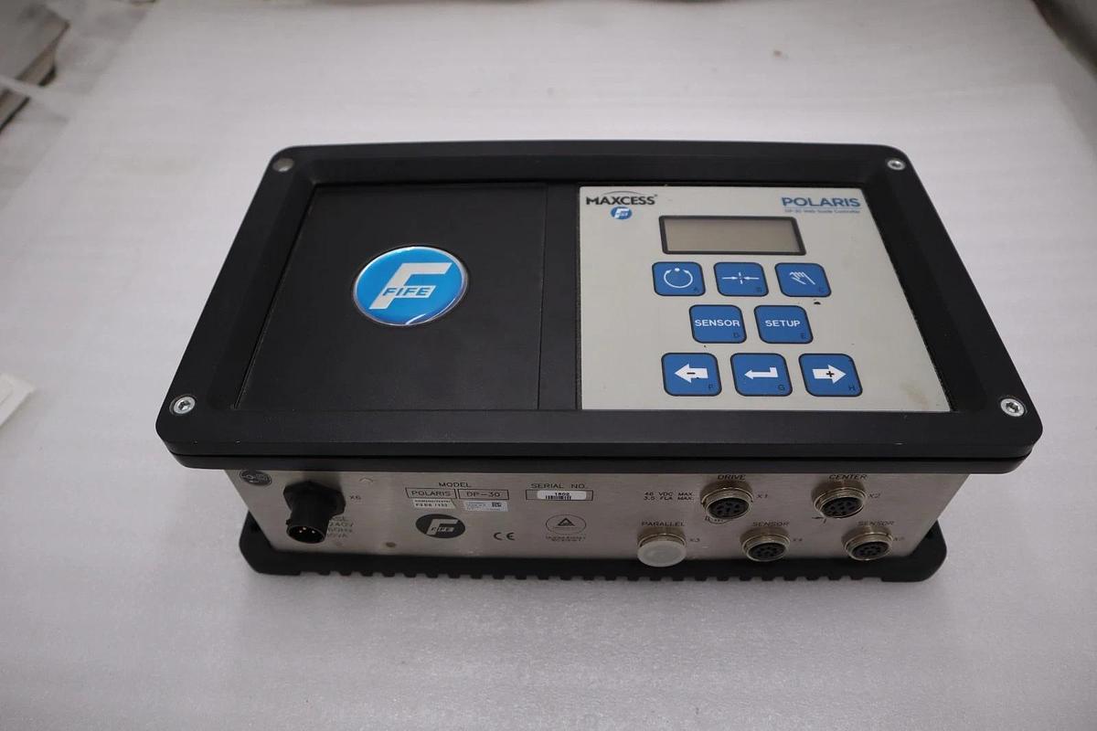 Used MAXCESS DP-30 FIFE POLARIS WEB GUIDE CONTROLLER - STOCK H1783