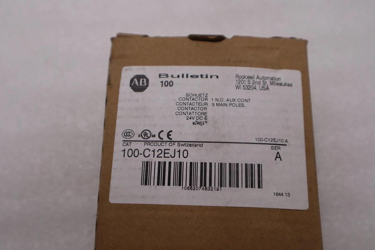 NEW OPEN BOX 100-C12EJ10 Allen Bradley AB 100-C IEC Contactor STOCK H968A