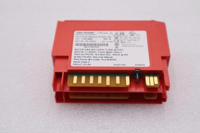 Used Allen-Bradley 1734-IB8S DIGITAL SAFETY INPUT MODULE POINT GUARD I/O STOCK 2415A