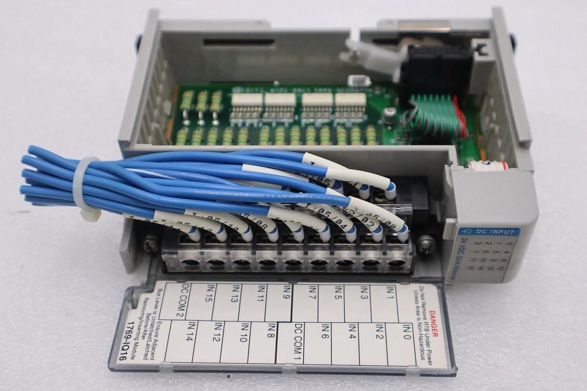 Used 1769-IQ16 ALLEN BRADLEY INPUT MODULE SERIES A STOCK K-38-A