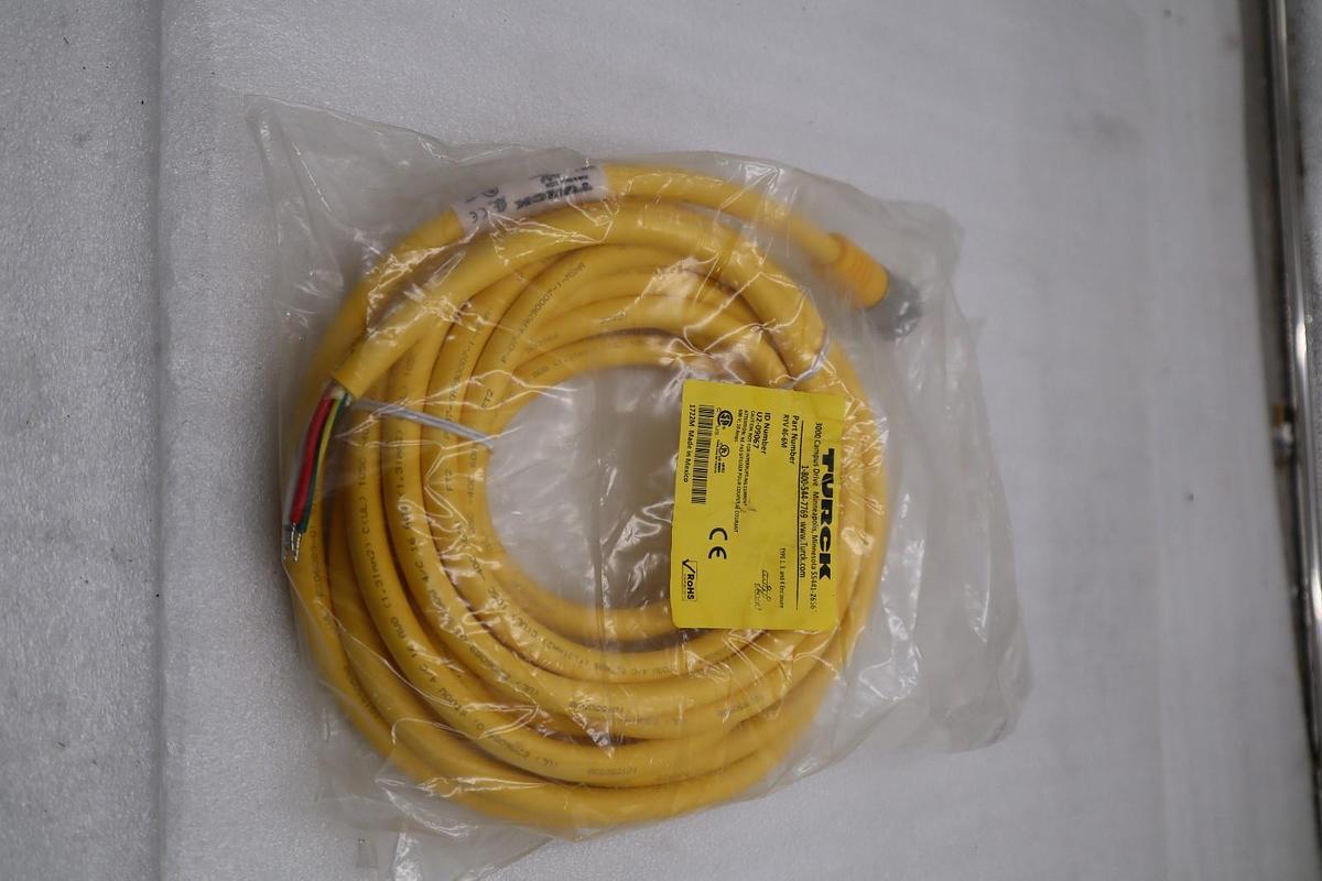 NEW Turck Actuator and Sensor Cordset RYV 40-6M STOCK H823