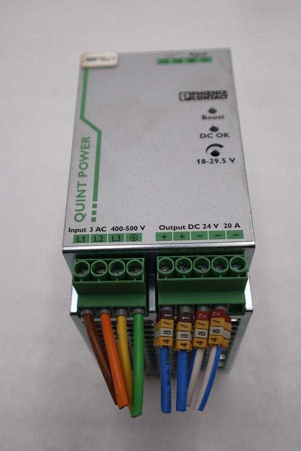 Used Phoenix Contact 2866792/ QUINT-PS/3AC/24DC/20 24V 20A Power Supply - STOCK H827C