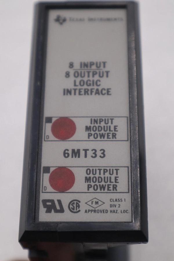 Used LOT OF 2 Texas Instruments 6MT33 Logic Interface Module STOCK 5178B