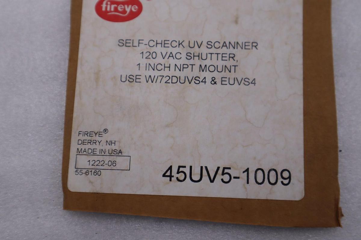 Used Fireye 45UV5-1009 UV Scanner NEW OPEN BOX STK GF145
