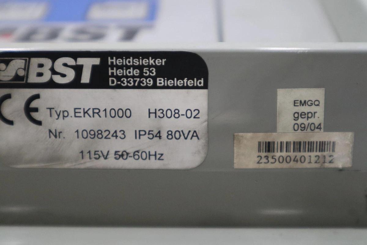 Used BST EKR1000 Web Guiding Controller - STOCK H-1844
