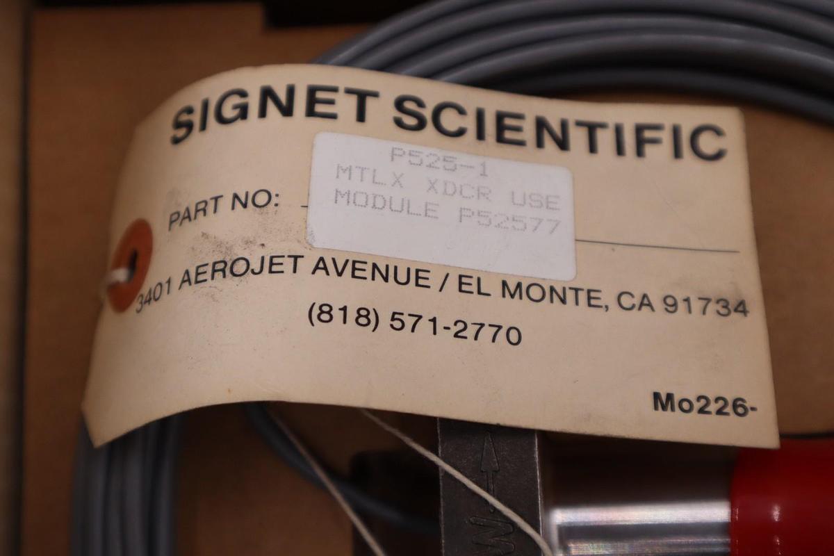 NEW GF SIGNET P5251/ P525-1 METALEX FLOW SENSOR - STOCK 3109CC