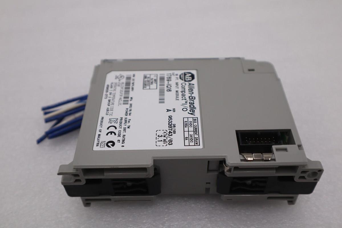 Used ALLEN-BRADLEY 1769-IQ16 SERIES A INPUT MODULE STOCK #K-1567C
