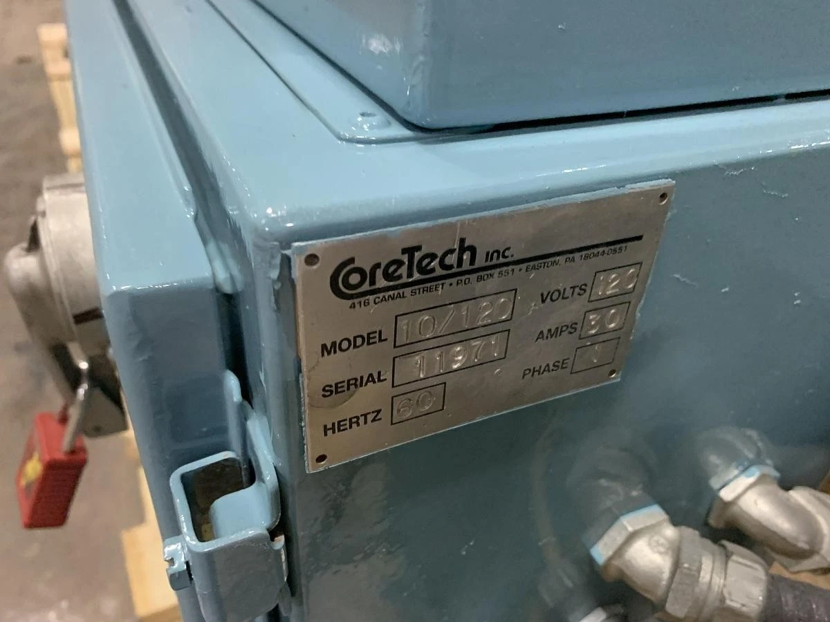 Used 120" WIDE CORETECH MODEL 10/120 CORE CUTTER AUTOMATIC UNIT